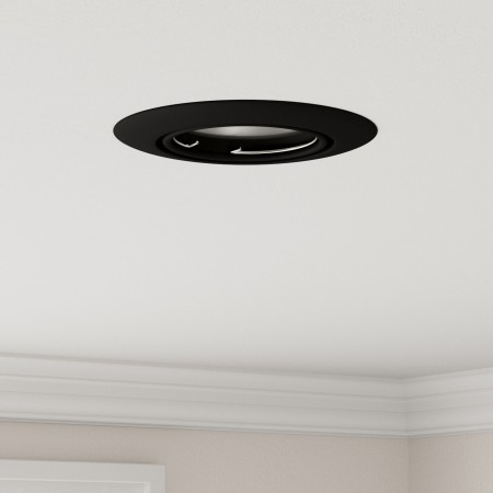 Focos empotrados 6 pcs Redondo GU10 Negro Ø90 mm Acero by , Lamps - Ref: Foro24-4108158, Price: 18,32 €, Discount: %