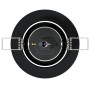 Focos empotrados 6 pcs Redondo GU10 Negro Ø90 mm Acero by , Lamps - Ref: Foro24-4108158, Price: 18,32 €, Discount: %