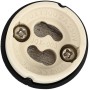 Focos empotrados 6 pcs Redondo GU10 Negro Ø90 mm Acero by , Lamps - Ref: Foro24-4108158, Price: 18,32 €, Discount: %