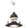 Focos empotrados 6 pcs Redondo GU10 Negro Ø90 mm Acero by , Lamps - Ref: Foro24-4108158, Price: 18,32 €, Discount: %