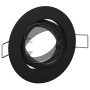 Focos empotrados 6 pcs Redondo GU10 Negro Ø90 mm Acero by , Lamps - Ref: Foro24-4108158, Price: 18,32 €, Discount: %