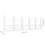 U-förmiger Gabionenkorb 6 Eisenpfosten 620x20x200 cm von vidaXL, Zaunpaneele - Ref: Foro24-151293, Preis: 393,14 €, Rabatt: %