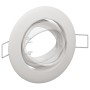 Luces Empotradas 6 pcs Redonda GU10 Blanca Ø90 mm Acero | Foro24.es | Tu tienda online para hogar, jardín y más Foro24.es