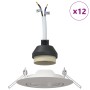Focos Empotrados 12 pcs Redondo GU10 Blanco Ø90 mm Acero | Foro24.es | Tu tienda online para hogar, jardín y más Foro24.es