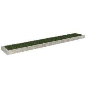 Gabionenbett aus Stahl 600x100x20 cm von vidaXL, Töpfe und Pflanzgefäße - Ref: Foro24-151316, Preis: 81,26 €, Rabatt: %