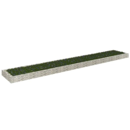 Arriate de gaviones de acero 600x100x20 cm de vidaXL, Maceteros y jardineras - Ref: Foro24-151316, Precio: 81,15 €, Descuento: %