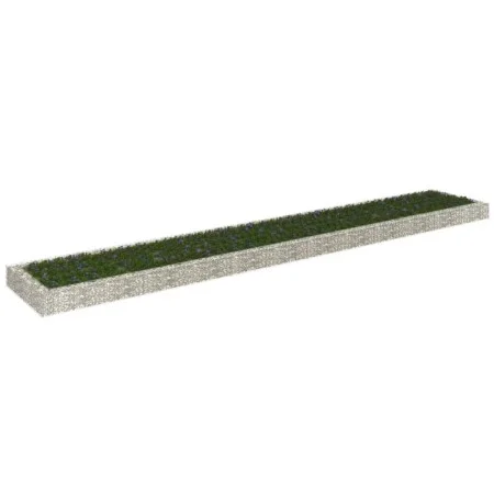 Arriate de gaviones de acero 600x100x20 cm de vidaXL, Maceteros y jardineras - Ref: Foro24-151316, Precio: 82,04 €, Descuento: %
