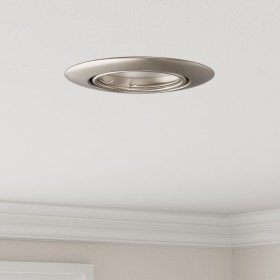 Luces Empotradas 6 pcs Redondas GU10 Plata Ø90 mm
