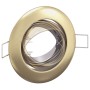 Focos Empotrados 12 pcs Redondo GU10 Latón Ø90 mm Acero | Foro24.es | Tu tienda online para hogar, jardín y más Foro24.es