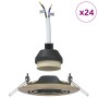 Focos Empotrados 24 pcs Redondos GU10 Latón Ø90 mm Acero de , Lámparas - Ref: Foro24-4108175, Precio: 45,63 €