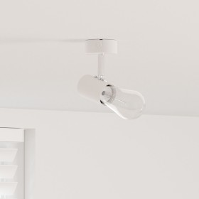 Foco de Techo 1 Vía Ajustable Blanco E27