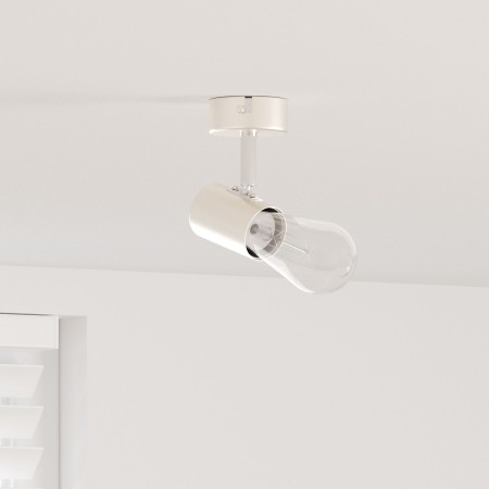 Foco de Techo Ajustable 1 Vía Níquel E27 | Foro24.es | Tu tienda online para hogar, jardín y más Foro24.es