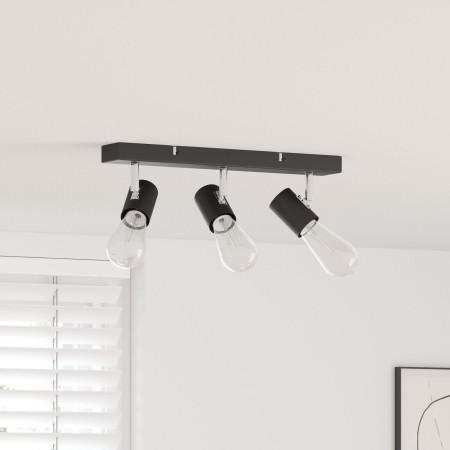 Foco de Techo de 3 Vías Ajustable Negro E27 | Foro24.es | Tu tienda online para hogar, jardín y más Foro24.es