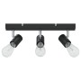 Foco de Techo de 3 Vías Ajustable Negro E27 | Foro24.es | Tu tienda online para hogar, jardín y más Foro24.es