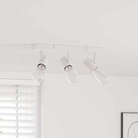 Foco de Techo Blanco Ajustable de 3 Vías E27