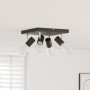 Foco de Techo 4 Vías Ajustable Negro E27 | Foro24.es | Tu tienda online para hogar, jardín y más Foro24.es