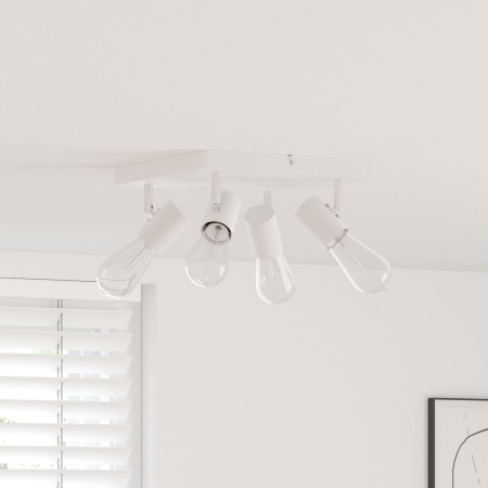 Foco de techo 4 vías ajustable Blanco E27 | Foro24.es | Tu tienda online para hogar, jardín y más Foro24.es