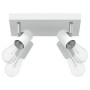 Foco de techo 4 vías ajustable Blanco E27 | Foro24.es | Tu tienda online para hogar, jardín y más Foro24.es