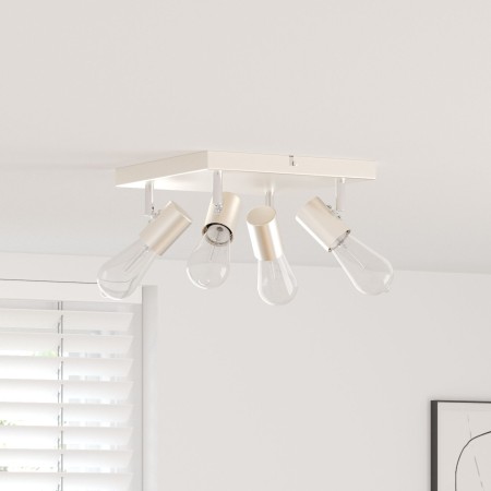 Foco de Techo 4 Vías Ajustable Níquel Cepillado E27 | Foro24.es | Tu tienda online para hogar, jardín y más Foro24.es