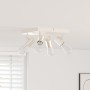 Foco de Techo 4 Vías Ajustable Níquel Cepillado E27 | Foro24.es | Tu tienda online para hogar, jardín y más Foro24.es