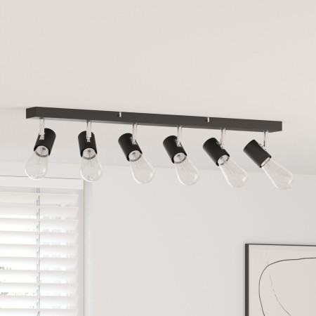 Foco de Techo 6 Vías Ajustable Negro E27 | Foro24.es | Tu tienda online para hogar, jardín y más Foro24.es