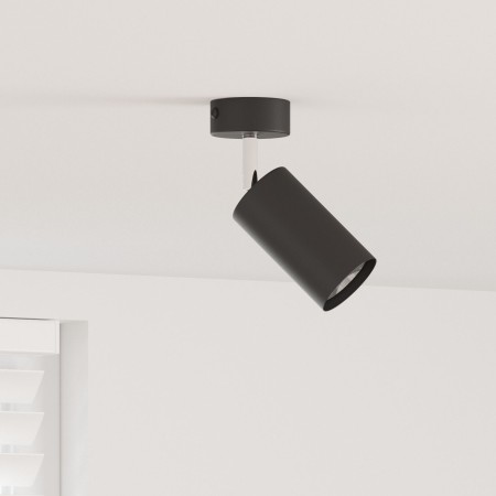 Foco de Techo 1 Vía Ajustable Negro GU10 | Foro24.es | Tu tienda online para hogar, jardín y más Foro24.es