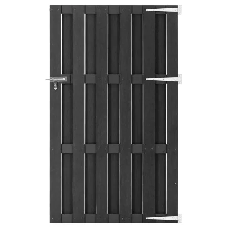 Graue WPC-Gartentür 100x180 cm von vidaXL, Gartentore - Ref: Foro24-318105, Preis: 197,23 €, Rabatt: %