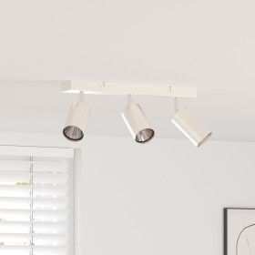 Foco de Techo Ajustable en 3 Vías de Níquel