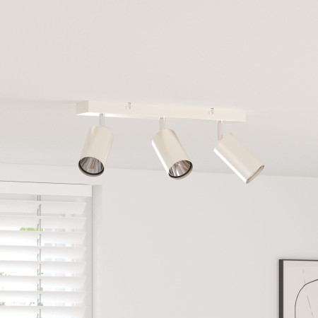 Foco de Techo Ajustable en 3 Vías de Níquel Cepillado GU10 | Foro24.es | Tu tienda online para hogar, jardín y más Foro24.es