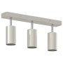 Foco de Techo Ajustable en 3 Vías de Níquel Cepillado GU10 | Foro24.es | Tu tienda online para hogar, jardín y más Foro24.es