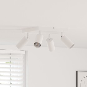Foco de Techo 4 Vías Ajustable Blanco GU10