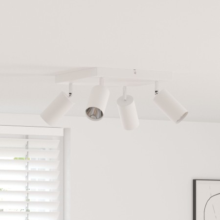Foco de Techo 4 Vías Ajustable Blanco GU10 | Foro24.es | Tu tienda online para hogar, jardín y más Foro24.es