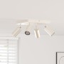 Foco de Techo 4 Vías Ajustable Níquel Cepillado GU10 | Foro24.es | Tu tienda online para hogar, jardín y más Foro24.es