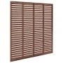 Brauner WPC-Lattenzaun 180x180 cm von vidaXL, Zaunpaneele - Ref: Foro24-318106, Preis: 216,97 €, Rabatt: %