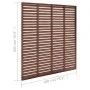Brauner WPC-Lattenzaun 180x180 cm von vidaXL, Zaunpaneele - Ref: Foro24-318106, Preis: 216,97 €, Rabatt: %