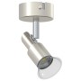 Foco de Techo 1 Vía Ajustable Níquel Cepillado GU10 | Foro24.es | Tu tienda online para hogar, jardín y más Foro24.es