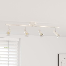 Foco de techo de 4 vías ajustable Níquel