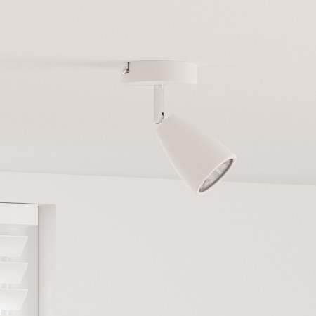 Foco de Techo de 1 Vía Ajustable Blanco GU10 | Foro24.es | Tu tienda online para hogar, jardín y más Foro24.es