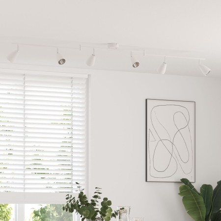 Foco de Techo 6 Vías Ajustable Blanco GU10 | Foro24.es | Tu tienda online para hogar, jardín y más Foro24.es