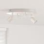Foco de Techo con 2 Cabezas Ajustables Nickel Mate GU10 | Foro24.es | Tu tienda online para hogar, jardín y más Foro24.es