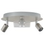 Foco de Techo con 2 Cabezas Ajustables Nickel Mate GU10 | Foro24.es | Tu tienda online para hogar, jardín y más Foro24.es