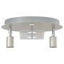 Foco de Techo con 2 Cabezas Ajustables Nickel Mate GU10 | Foro24.es | Tu tienda online para hogar, jardín y más Foro24.es