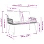 Banco de Jardín Natural 114x64x78 cm de Poliratán by , Garden chairs - Ref: Foro24-4108262, Price: 135,45 €, Discount: %
