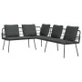 Sofá en forma de L  Negro 231x173x78 cm Poliratán | Foro24.es | Tu tienda online para hogar, jardín y más Foro24.es