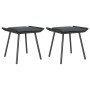 Taburetes de Jardín 2 piezas Negros 50x40x45 cm de Poliratán von , Hocker für den Außenbereich - Ref: Foro24-4108265, Preis: ...