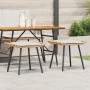Taburetes de Jardín 2 pcs Natural 50x40x45 cm Poliratán von , Hocker für den Außenbereich - Ref: Foro24-4108266, Preis: 55,33...