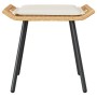 Taburetes de Jardín 2 pcs Natural 50x40x45 cm Poliratán von , Hocker für den Außenbereich - Ref: Foro24-4108266, Preis: 55,33...