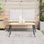 Mesa de Café Natural 90x45x43 cm Poliratán | Foro24.es | Tu tienda online para hogar, jardín y más Foro24.es