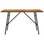 Mesa de Comedor - Negra, 110x55x62 cm, Hecha de Madera Maciza de Acacia | Foro24.es | Tu tienda online para hogar, jardín y más Foro24.es