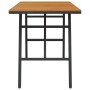 Mesa de Comedor - Negra, 110x55x62 cm, Hecha de Madera Maciza de Acacia | Foro24.es | Tu tienda online para hogar, jardín y más Foro24.es